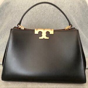 TORY BURCH -LARGE BLACK HANDBAG